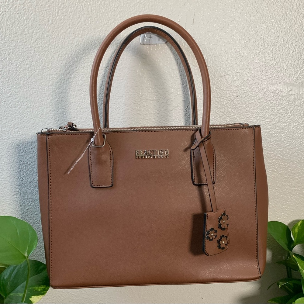 ✨ NWT Kenneth Cole Earth Dowling Handbag Satchel - Picture 2 of 8